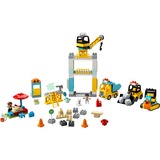 LEGO 10933 DUPLO Große Baustelle mit Licht und Ton, Konstruktionsspielzeug 