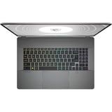 MSI CreatorPro Z17 A12UKST, Notebook grau, Windows 11 Pro 64-Bit, 2 TB SSD