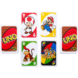 Mattel UNO Super Mario Kartenspiel mit Spezialkarten 