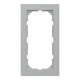 Merten Decor Rahmen zwei fach aluminium, Retail