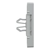 Merten Zentralplatte für RJ12-Telefonsteckdosen-Einsätze aluminium, Retail