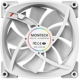 Montech AX120 PWM 120x120x25, Gehäuselüfter weiß, 120 mm