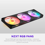 NZXT F420 RGB, Gehäuselüfter schwarz, 420 mm