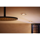 Philips HUE White & Color Ambiance Xamento Einbauspot 3er-Set, LED-Leuchte silber, rund