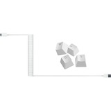 Razer Upgrade-Set mit PBT-Tastenkappen + Spiralkabel weiß