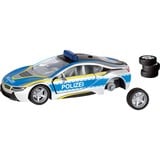 SIKU 2303 SUPER BMW i8 Polizei, Modellfahrzeug silber/blau