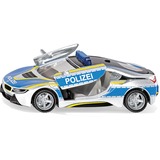 SIKU SUPER BMW i8 Polizei, Modellfahrzeug silber/blau