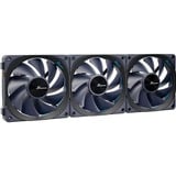 Seasonic MagFlow 1225 PWM, Gehäuselüfter schwarz, 3-Fan Kit, 120 mm