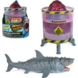 Spin Master Primal Hatch - Interaktiver Megalodon Hai im Ei, Spielfigur über 80 Soundeffekte und Reaktionen