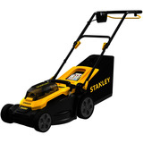 Stanley V20 Akku-Rasenmäher 36Volt (2x18V) schwarz/gelb, 2x Li-Ionen Akku 4,0Ah