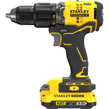 Stanley V20 Akku-Schlagbohrschrauber.(SFMCD715D2K-QW), 18Volt schwarz/gelb, 2x Li-Ion-Akku 2,0Ah, in Koffer