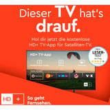 Telefunken D65Q920B2CW, QLED-Fernseher 164 cm (65 Zoll), schwarz, UltraHD/4K, VIDAA OS-Betriebssystem