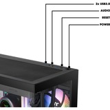 Thermaltake FTW, Gaming-PC schwarz, Windows 11 Home 64-Bit