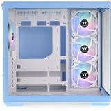 Thermaltake View 380 TG ARGB Hydrangea Blue, Tower-Gehäuse hellblau, Tempered Glass x 2