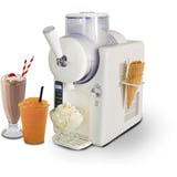 Unold 2-in1 Slushi und Softeismaschine Sofia  creme, für 1.500ml Slush oder Softeis, 150 Watt Kompressor
