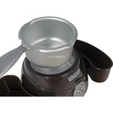 Unold Chocolatier 48967 Weihnachtsedition, Fondue braun/silber, 25 Watt, Topf 0,25 Liter, 12 weihnachtliche Förmchen