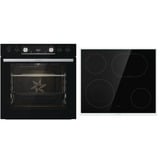 gorenje Black Set 4, Herdset schwarz