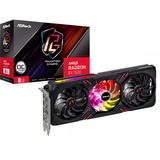 ASRock Radeon RX 7600 Phantom Gaming 8GB OC, Grafikkarte RDNA 3, GDDR6, 3x DisplayPort, 1x HDMI 2.1