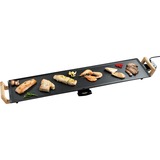 Bestron Teppanyaki Grillplatte XXXL ABP605BB, Elektro-Grillplatte schwarz, 1.800 Watt