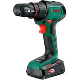 Bosch Heimwerken & Garten Akku-Bohrschrauber AdvancedDrill 18V-80 QuickSnap + Zubehör grün/schwarz, 2x Li-Ionen Akku 2,5Ah, Koffer, POWER FOR ALL ALLIANCE