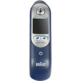 Braun ThermoScan 7+ connect, Fieberthermometer blau, Infrarot-Ohrthermometer