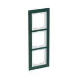 Busch-Jaeger Abdeckrahmen 3-fach grün, Retail