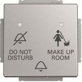 Busch-Jaeger Klingeltaster Einschalteinrichtung Do Not Disturb Make Up Room aluminium, Retail