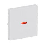 Busch-Jaeger Kontrollwippe einteilige Wippe Aus, Wechselschalter, Kreuzschalter, Taster weiß (matt), Retail