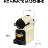 DeLonghi Nespresso Inissia EN 80.CW, Kapselmaschine creme