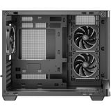 DeepCool CG330U 3F, Tower-Gehäuse schwarz, Panorama-Design