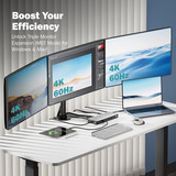 Digitus 13 Port USB-C Docking Station, Dockingstation grau/schwarz