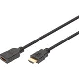 Digitus HDMI High Speed mit Ethernet Verlängerungskabel schwarz, 3 Meter