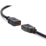 Digitus HDMI High Speed mit Ethernet Verlängerungskabel schwarz, 3 Meter