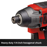EINHELL Professional Akku-Schlagschrauber TP-CI 18/220 Li BL - Solo schwarz/rot, ohne Akku und Ladegerät