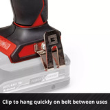 EINHELL Professional Akku-Schlagschrauber TP-CI 18/220 Li BL - Solo schwarz/rot, ohne Akku und Ladegerät