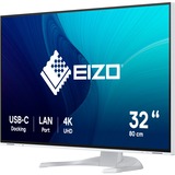 EIZO EV3240X-WT, LED-Monitor 80 cm (32 Zoll), weiß, UltraHD/4K, IPS, LAN, USB-C