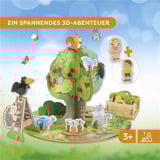 HABA 3D-Puzzle-Spielwelt Obstgarten 40 Teile, 2 Holzfiguren