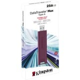 Kingston DataTraveler Max 256 GB, USB-Stick bordeaux, USB-A 3.2 Gen 2