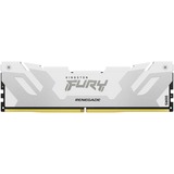 Kingston FURY DIMM 32 GB DDR5-6800 (2x 16 GB) Dual-Kit, Arbeitsspeicher weiß, KF568C36RWK2-32, Renegade, INTEL XMP