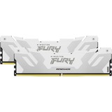 Kingston FURY DIMM 32 GB DDR5-6800 (2x 16 GB) Dual-Kit, Arbeitsspeicher weiß, KF568C36RWK2-32, Renegade, INTEL XMP