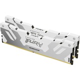 Kingston FURY DIMM 32 GB DDR5-6800 (2x 16 GB) Dual-Kit, Arbeitsspeicher weiß, KF568C36RWK2-32, Renegade, INTEL XMP