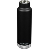 Klean Kanteen Trinkflasche Classic VI vakuumisoliert, 592ml schwarz (matt), mit schwarzer Loop Cap