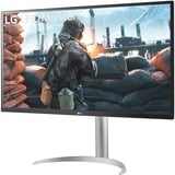 LG 32UP55NP-W, Gaming-Monitor 80 cm (31.5 Zoll), schwarz/silber, UltraHD/4K, VA, AMD Free-Sync, HDR10, USB-C