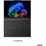 Lenovo ThinkPad T16 AMD G5 (21WX0021GE), Notebook schwarz, AMD Ryzen AI 5 PRO 440, AMD Radeon 840M, 16 GB DDR5, 512 GB (512 GB SSD), Windows 11 Pro