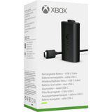 Microsoft Xbox Play & Charge Kit, Ladegerät schwarz, inkl. USB-C-Kabel