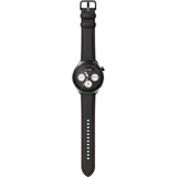 Motorola moto watch ultra, Smartwatch schwarz/grau, Gun Metal, schwarzes Silikon- und Leder-Armband