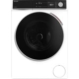 SHARP ES-NFB014CWA-DE, Waschmaschine weiß/schwarz, Advanced Inverter Motor