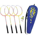 Schildkröt Federball Set  4-Player, Fitnessgerät 