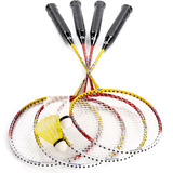 Schildkröt Federball Set  4-Player, Fitnessgerät 