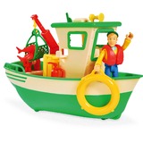 Simba Feuerwehrmann Sam - Charlies Fischerboot mit Figur, Spielfahrzeug 